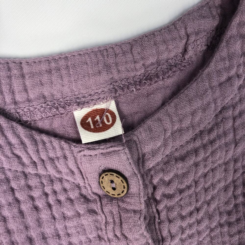 GIRLS PURPLE DRESS SIZE 4/5 - Picture 2 of 2